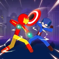 Бой героев Супер Stickman
                  
  
