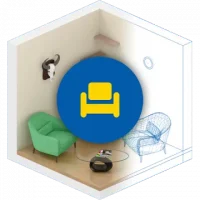 Шведский дизайн интерьера 3D
                  
  