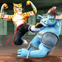 Кунг-фу животных Борьба игры: Wild Каратэ Fighter
                  
  