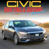 симулятор дрифтинга и вождения: игра Honda Civic
                  
  