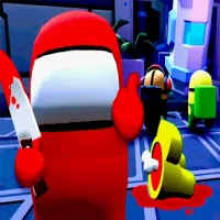 Red Imposter Among Us Race Game 3D
                  
  