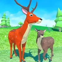 Симулятор Оленя 3Д Игра Семья Животных
                  
  